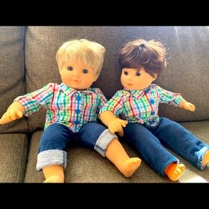 Twin boy dolls -American Girl